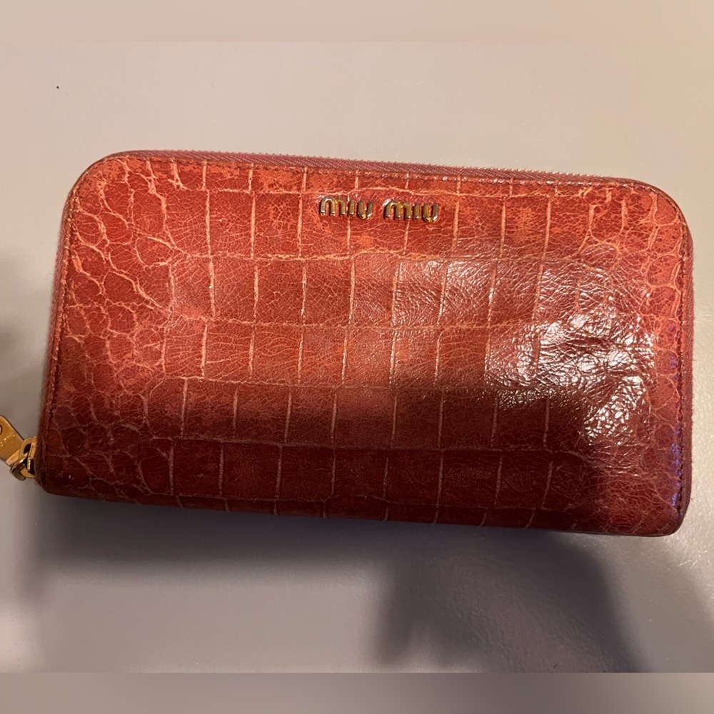 Authentic Miu Miu Continental Wallet